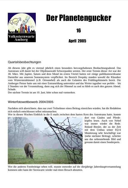Ausgabe16 "Der Planetengucker"