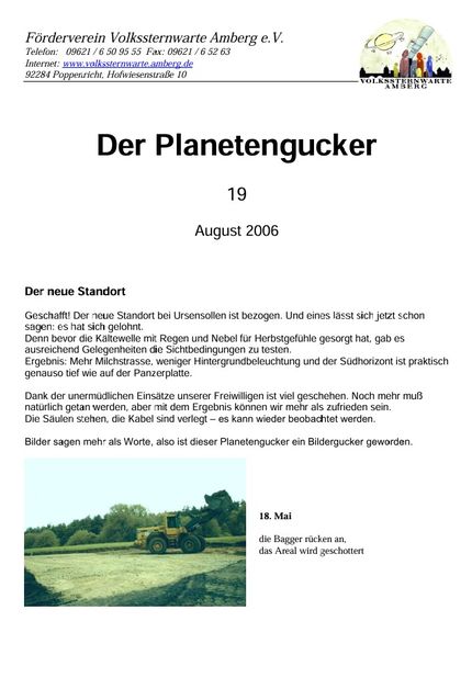 Ausgabe19 "Der Planetengucker"