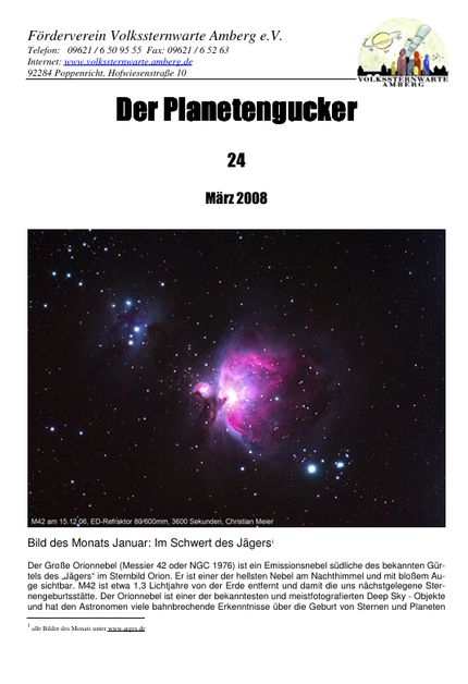 Ausgabe24 "Der Planetengucker"