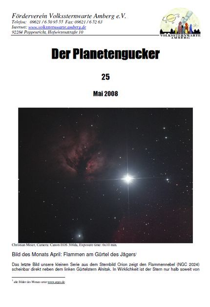 Ausgabe25 "Der Planetengucker"