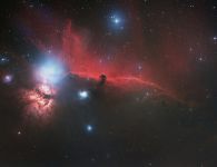 IC 434 und NGC 2024 Pferdekopfnebel und Flammennebel