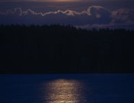 Vollmond &uuml;ber Er&auml;j&auml;rvi Finnland