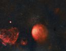 Sh2-216 Planetarischer Nebel & Sh2-221 Supernova &Uuml;berrest