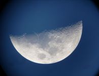 Mond von 2008 mit Okularprojektion und Digicam
