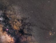 Milchstraßenzentrum im Sternbild Schütze Version 2